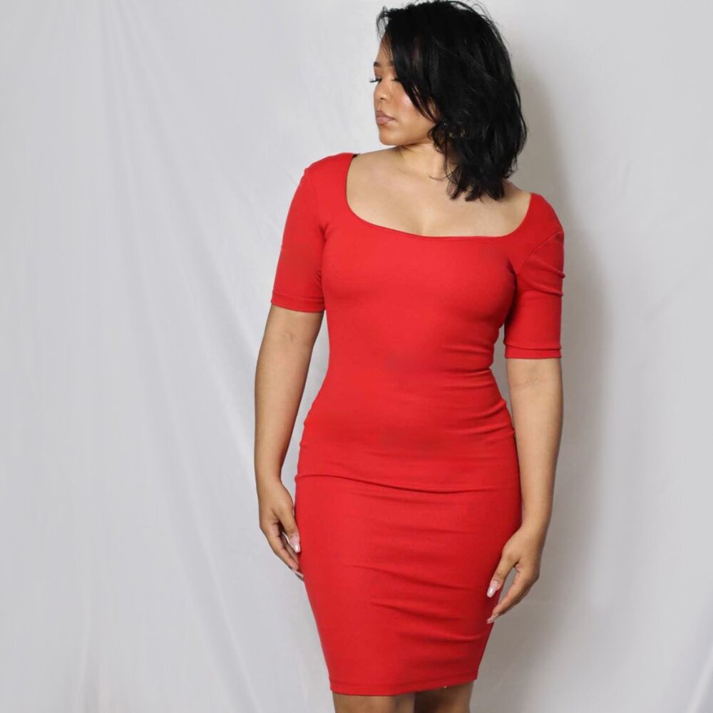 Kardashian Kollection Bodycon Red Dress